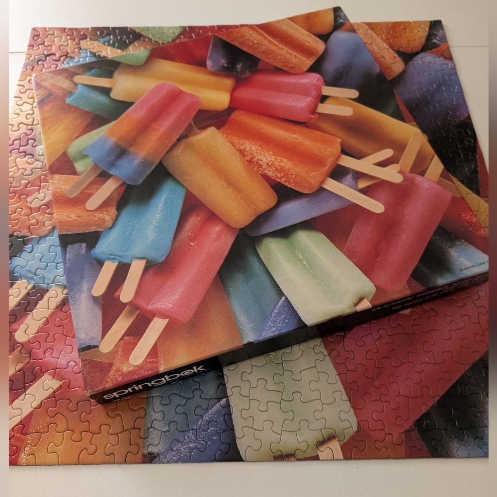 Popsicle Puzzle - Colorful Jigsaw for Home Parties